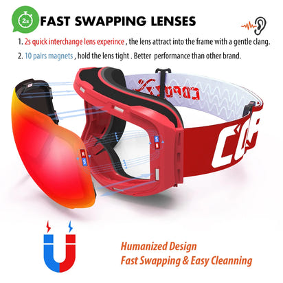 Lunettes de Ski Magnétiques Premium™