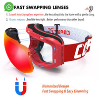 Lunettes de Ski Magnétiques Premium™